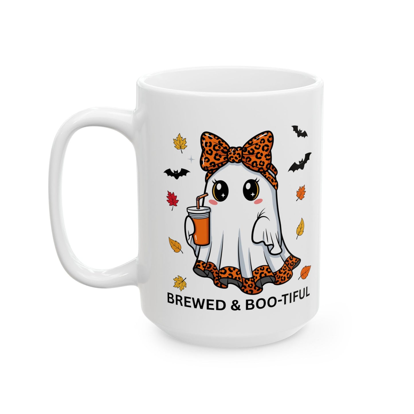 Adorable Ghost Halloween Mug - Spooky Gift, Fall Decor, Cozy Beverage, Cute Halloween Accessories, Trick or Treat