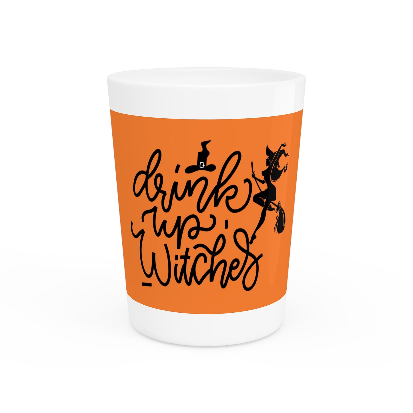 Halloween Shot Glass, Drink Up Witches Glass, Party Favor, Spooky Decor, Witchy Homeware, Fun Halloween Gift