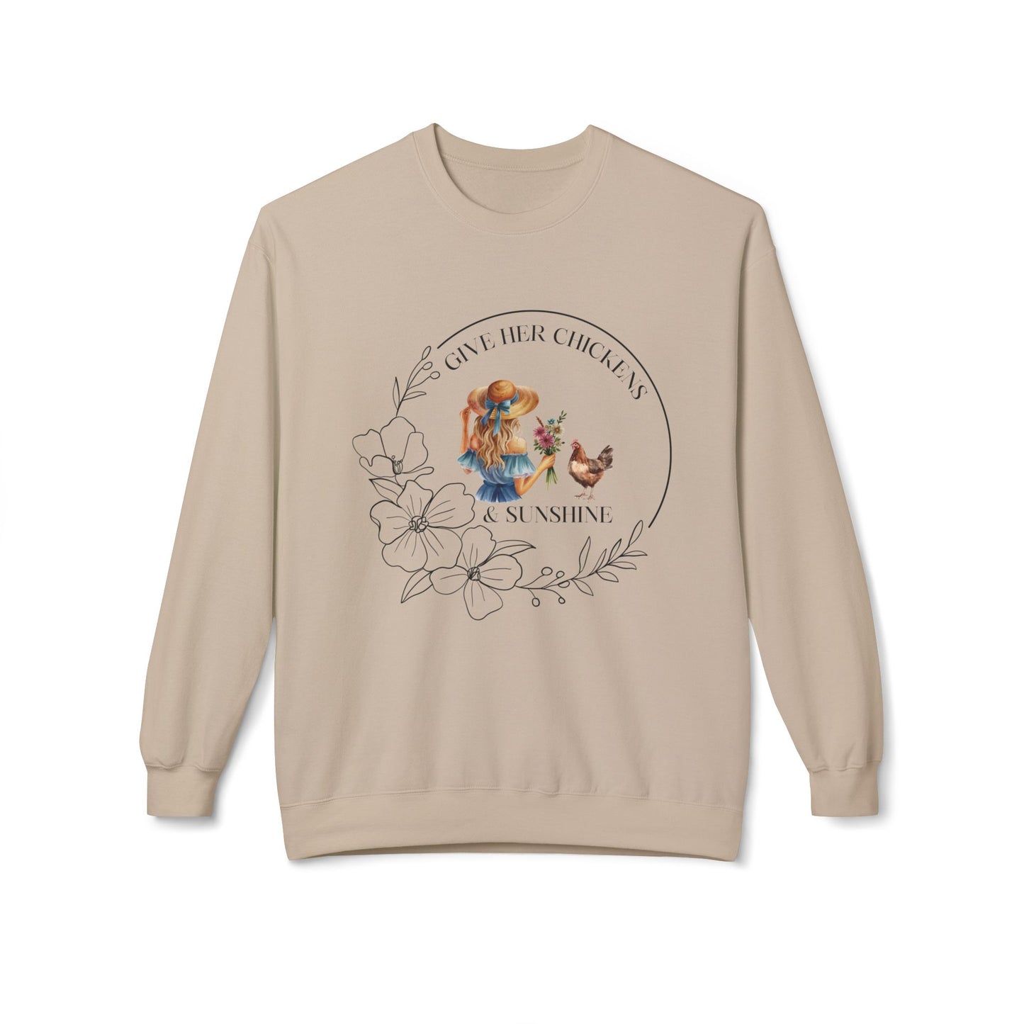 Chickens and Sunshine Sweatshirt