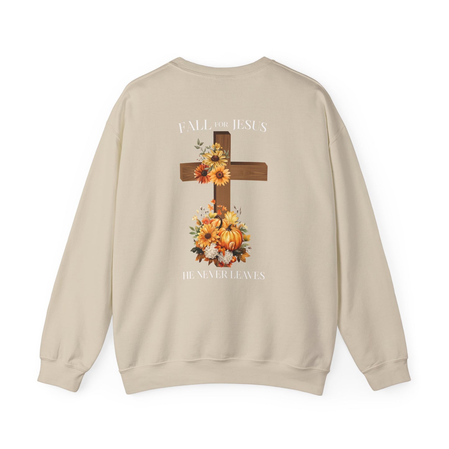 Faith-Inspired Floral Sweatshirt, Cozy Cross Crewneck, Christian Gifts, Fall Fashion, Religious Apparel, Inspirational Wardrobe