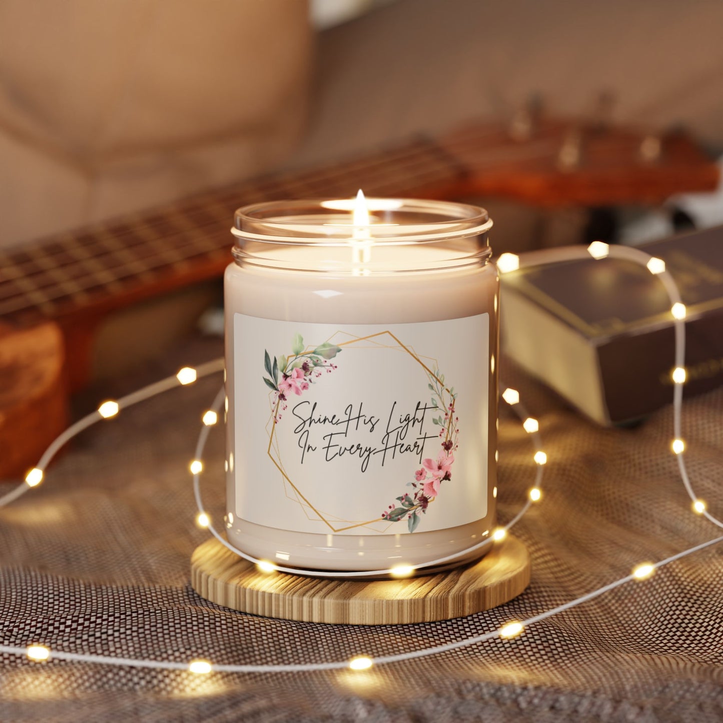 Shine His Light Scented Soy Candle, 9oz