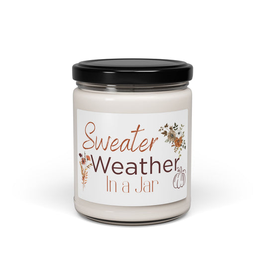 Soy Candle, Sweater Weather in a Jar, 9oz
