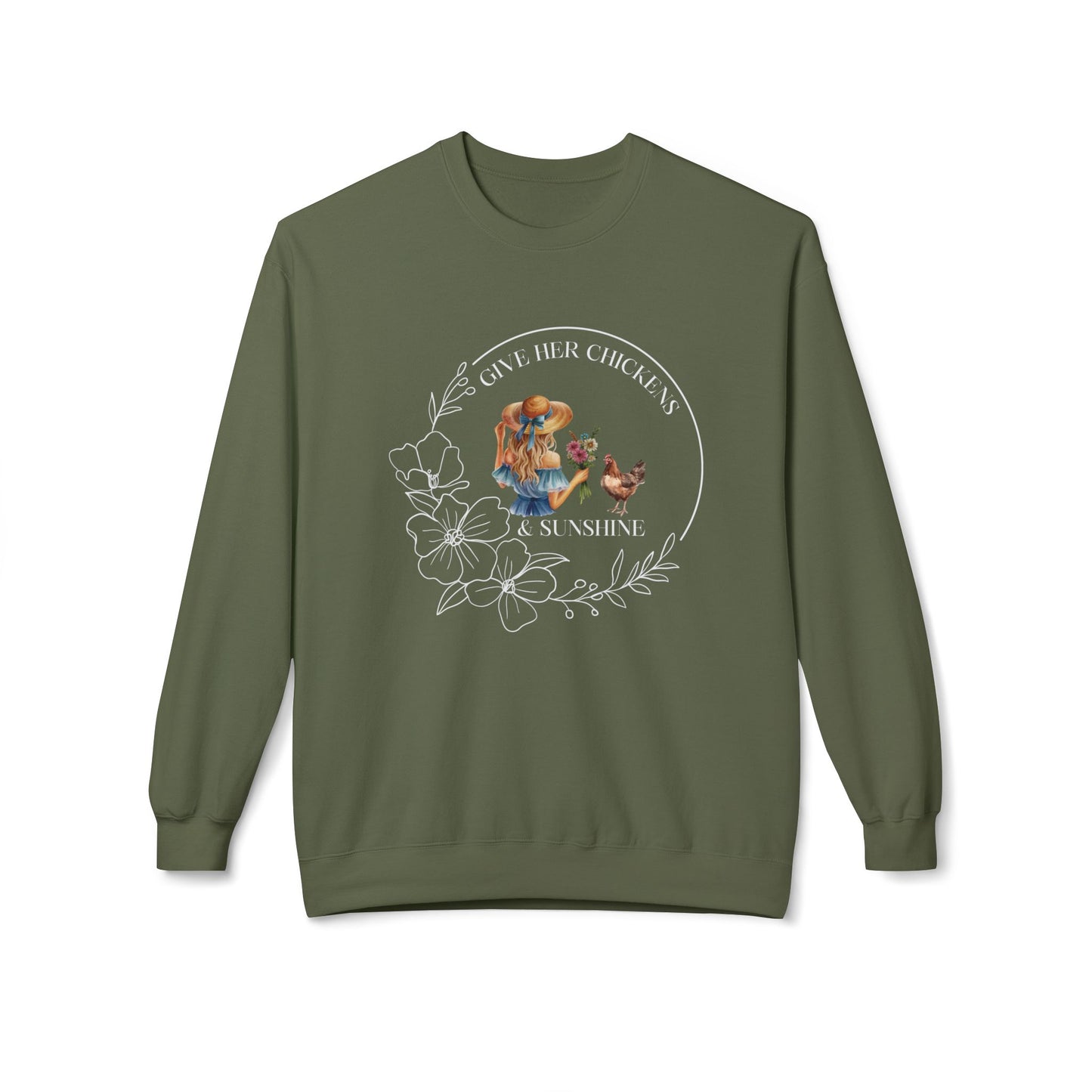 Chickens and Sunshine Sweatshirt